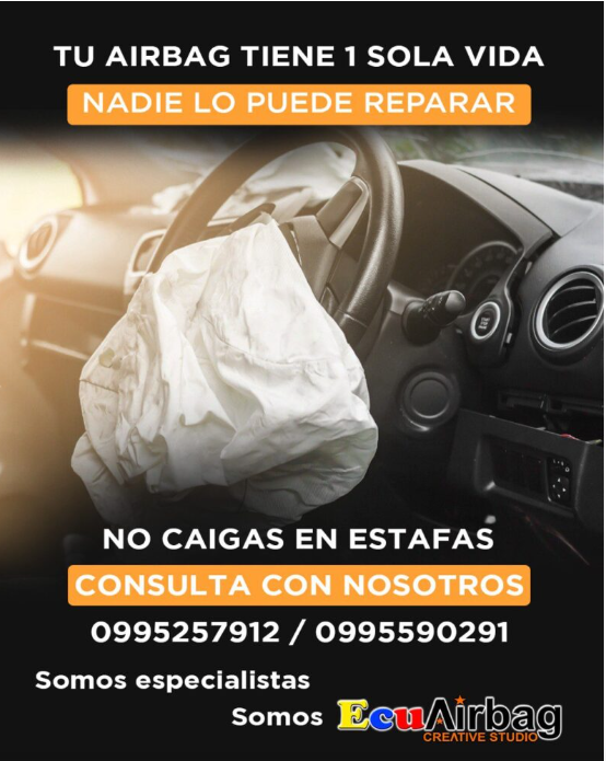 Tu airbag tiene una sola vida